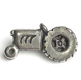Tractor Pewter Button, 7/8" Danforth USA, 22mm, Shank Back # FJ-126