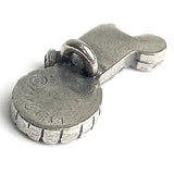 Tractor Pewter Button, 7/8" Danforth USA, 22mm, Shank Back # FJ-126