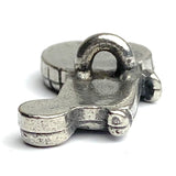 Tractor Pewter Button, 7/8" Danforth USA, 22mm, Shank Back # FJ-126