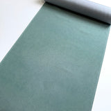 Green "Solid" Dot Print Komon Silk from Japan, Vintage Kimono Crepe By the Yard # 298