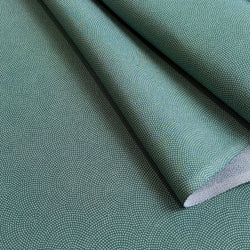 Green "Solid" Dot Print Komon Silk from Japan, Vintage Kimono Crepe By the Yard # 298
