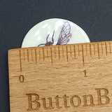 Honey Bee Porcelain Button - 1-1/8"