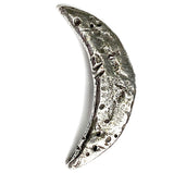 Re-Stocked at Lower Price, Crescent Moon Pewter Button from Green Girl Studios 1-1/4" #G325