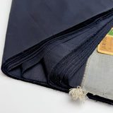 Vintage Midnight Dark Blue Handwoven Tsumugi Silk. Still Tied Whole Bolt, 22 yards 15" wide. #130