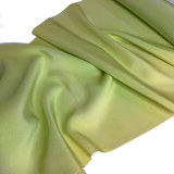 Hand Painted Grapes, Full 13-Yard BOLT, Greens To Yellows Blended Bokashi Chirimen Crepe Vintage Tsukesage Kimono Silk from Japan  #131