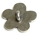 Yellow Flower Button from Danforth Pewter, 3/4"  #FJ-155