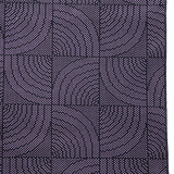 Last of This, Wave Windows Purple/Black Vintage Kimono Silk from Japan By the Yard   #318