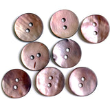 Re-Stocked Purple Velvet Matte Agoya Shell 5/8" 2-hole Button, Pack of 8  #SK-1222