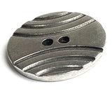 "Dora" Danforth Pewter Button, 2-hole 1-1/8" USA Made, #FJ-167