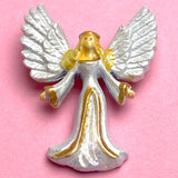 SALE, Angel Button with Wide-Open Wings by Susan Clarke 1-1/4"  #CH-577