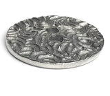 Ripples Danforth Pewter Button, 1.5" Two Holes, USA Made, #FJ-176