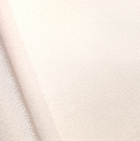 Solid Off-White Crepe, Vintage Kimono Silk from Japan By the Yard, #151