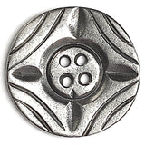 Trudy Danforth Pewter Button, 1" 2Holes, USA Made, #FJ-178