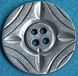 Trudy Danforth Pewter Button, 1" 2Holes, USA Made, #FJ-178
