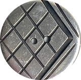 Vivian Danforth Pewter 2 Hole Button, 1"  USA Made, #FJ-179