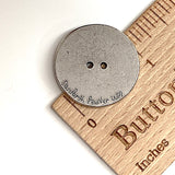 Vivian Danforth Pewter 2 Hole Button, 1"  USA Made, #FJ-179