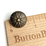 Marina Button from JHB, 3/4" Antique Brass #FJ-182