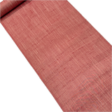 Red and Natural White, Slubby-Textured Vintage Kimono Silk from Japan By the Yard, #152