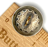 Colorado Blanket Flower Concho Button, Larger Shank, Nickel Silver 7/8"  #SW-328