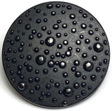 Dark Sprinkles Black Metal Button 11/16" (smaller size) from JHB 22mm , #FJ-185