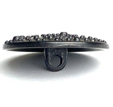 Dark Sprinkles Black Metal Button 11/16" (smaller size) from JHB 22mm , #FJ-185