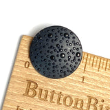 Dark Sprinkles Black Metal Button from JHB 22mm , 7/8" #FJ-184