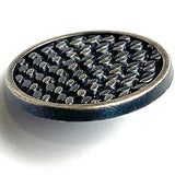 Dashes 2-Tone Metal Button 7/8" from JHB 22mm, Shank Back #FJ-186