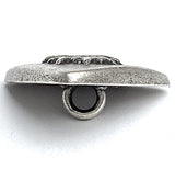 BULK DEAL, 31 BUTTONS Edelweiss Triangle Silver Metal Shank Back Button 7/8" #FJ-148