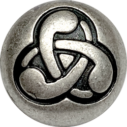 Celtic Swirl 3/4" Button from JHB International Metal Shank Back, Per Button   #FJ-191