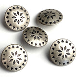 Moab Star 13/16" Southwest Concho Style Shank-Back Metal Button,  13/16"   #MV-1