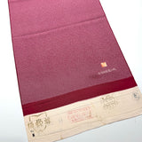 Raspberry 'Shark Skin' Tiny Dot Print Komon Silk, Chirimen Crepe from Japan By the Yard #556