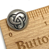 Pack of FOUR Celtic Swirl 5/8" Button from JHB International Metal Shank Back   #FJ-190