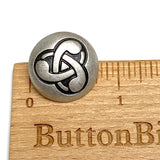 Celtic Swirl 3/4" Button from JHB International Metal Shank Back, Per Button   #FJ-191