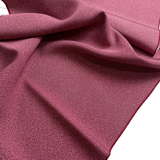Raspberry 'Shark Skin' Tiny Dot Print Komon Silk, Chirimen Crepe from Japan By the Yard #556