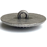 Ranchero from JHB, 7/8" Antique Silver Metal Shank Back Button, # FJ-193