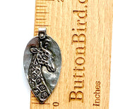Giraffe Reach For Your Dreams Pewter Pendant 1 -1/2" from Green Girl Studios #G470