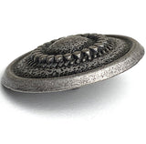 Ranchero from JHB, 7/8" Antique Silver Metal Shank Back Button, # FJ-193