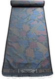 Misted Silver-Blue-Black Impossibly Lustrous Vintage Silk Oshima Tsumugi from Japan By the Yard #557