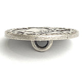 Alexander the Great, Replica Coin Shank Back Button 13/16" Silver Color, Per Button #FJ-202