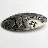 Four Rivers Oval Concho Button 1-3/8"x 1-1/8" with Large Shank  #SW-324-QB-119