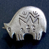 Vintage Southwest Armadillo Button Cover, 1-1/2", Nony NY, 1990's #MV-53
