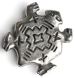 Turtle and Lizard, Vintage Southwest Button Covers, 1-1/2", Nony NY, 1990's #MV-54