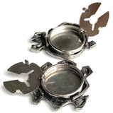 Turtle and Lizard, Vintage Southwest Button Covers, 1-1/2", Nony NY, 1990's #MV-54