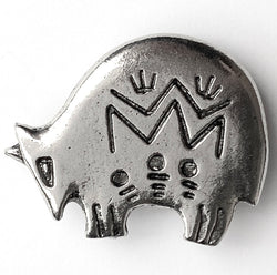 Vintage Southwest Armadillo Button Cover, 1-1/2", Nony NY, 1990's #MV-53