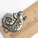 Vintage Southwest Lizard Button Cover, 1-1/2", Nony NY, 1990's #MV-56