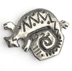 Vintage Southwest Lizard Button Cover, 1-1/2", Nony NY, 1990's #MV-56