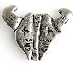 Vintage Southwest Bull Button Cover, 1-1/2", Nony NY, 1990's #MV-57