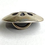 Tiny STERLING Silver 1/2" Meadow Daisy Shank Back Button SW-400