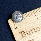 STERLING Small Southwest Sunflower Button 1/2" Shank Back, #SW-405