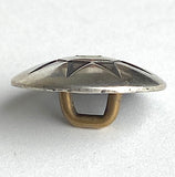 STERLING Silver Star Burst 1/2" Southwest Shank Back Button, #SW-406